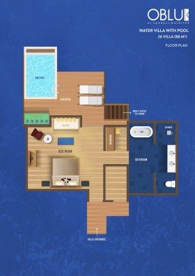 Water Villa with Pool