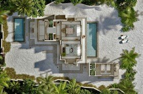 Family Beach Villa with 2 Pool (two bedrooms)