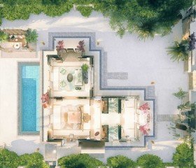 Luxury Beach Villa with Pool