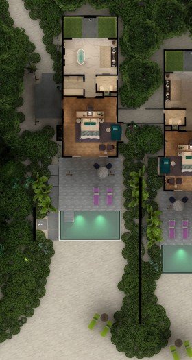 Beach Villa with Pool