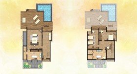 Three Bedroom Family Beach Villa with Private Pool (355 m2)