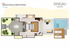 Beach Villa with Pool