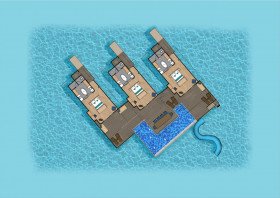 Three Bedroom Lagoon Villa with Pool and Slide