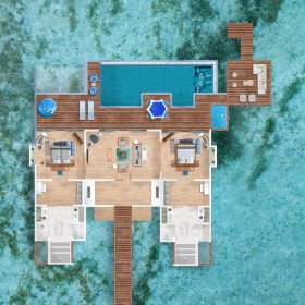 Two Bedroom Ocean Pool Villa (440 m²)