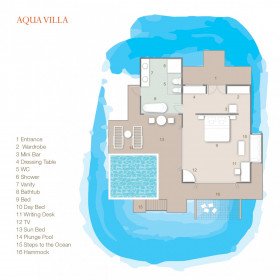 Water Villa with Pool (90 m2)