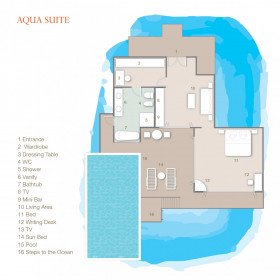 Grand Water Villa with Pool (110 m2)