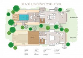 Beach Residence with Pool (194 m2)
