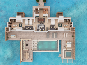 Two Bedroom Overwater Villa with Pool