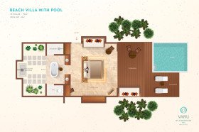 Beach Villa with Pool