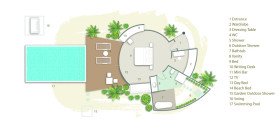 Grand Beach Villa with Pool (97 m2)